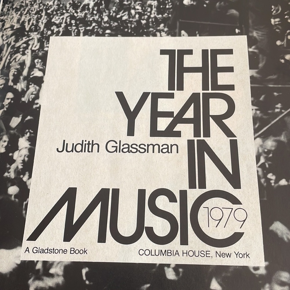 Vintage Year in Music 1979 Columbia House Collectible Hardback